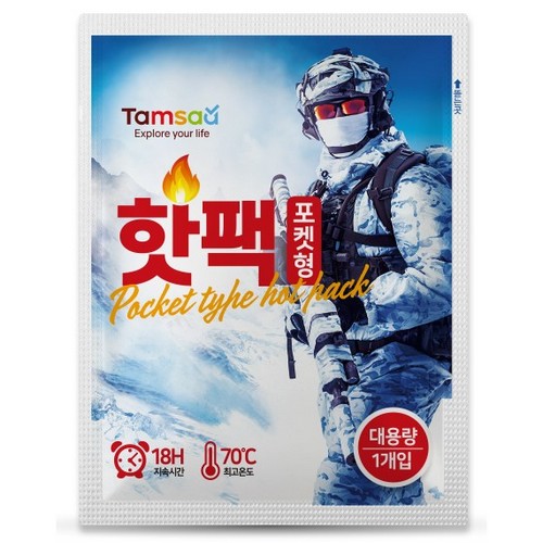 쿠팡 탐사 포켓용 대용량 핫팩 140g (60개)_이미지