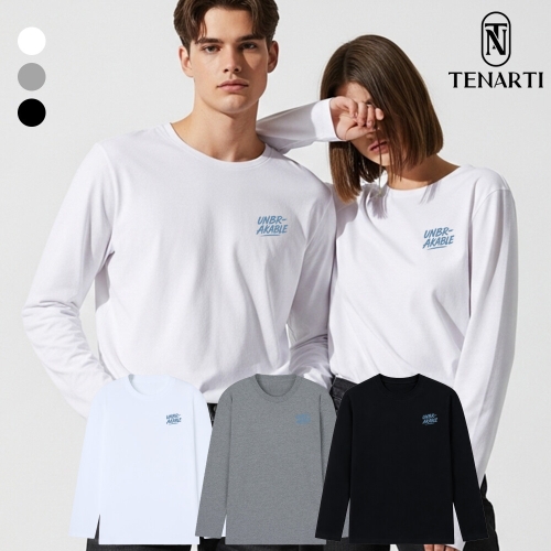 테너티 언브레이커블 베이직 30수 면티 남녀공용 라운드 긴팔 TNT101_이미지