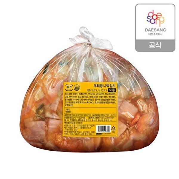 우리땅 나박김치 5kg