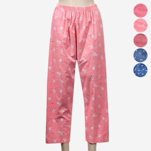 오노마 ONM 여성 캐릭터 면 60수 9부 파자마 홈웨어 긴 잠옷 바지 14216910