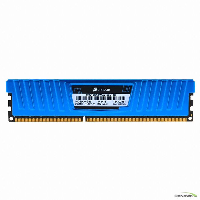 CORSAIR DDR3-2133 CL11 VENGEANCE LP 블루 패키지 (16GB(4Gx4))_이미지