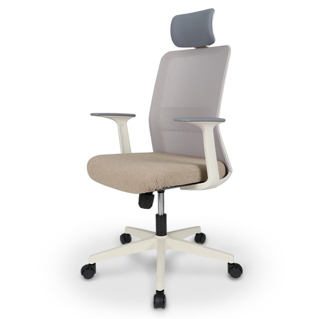 싯존 화이트프레임 책상의자 STC18