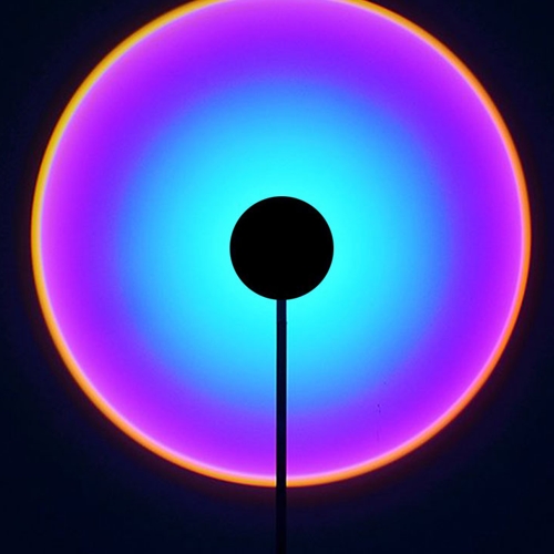 LED 컬러풀 선셋 무드등_이미지