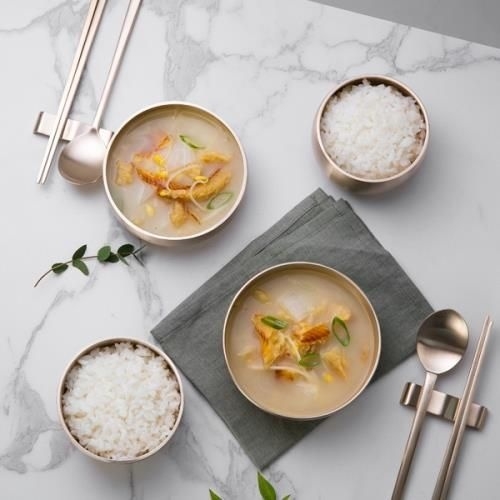 수타미 방짜유기 놋봄 2인 부부 반상기 14P