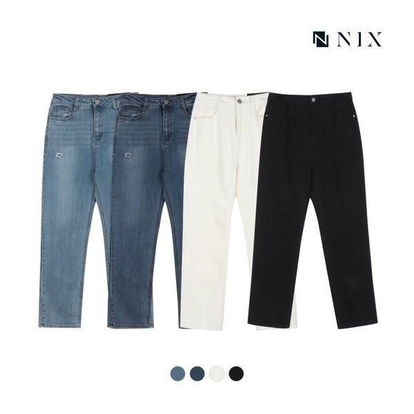 케이브랜즈 닉스 여컬러 루즈 스트레이트 데님FNQSDDE580M 385611