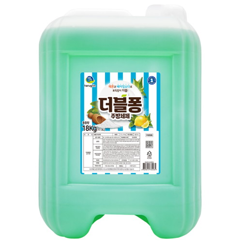 하루그린 더블퐁 주방세제 18kg (1개)_이미지