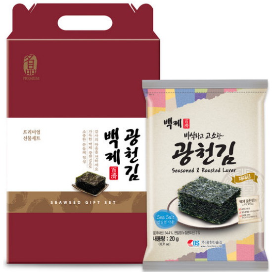 광천다솔김 백제광천김 재래 전장김 10봉 선물세트