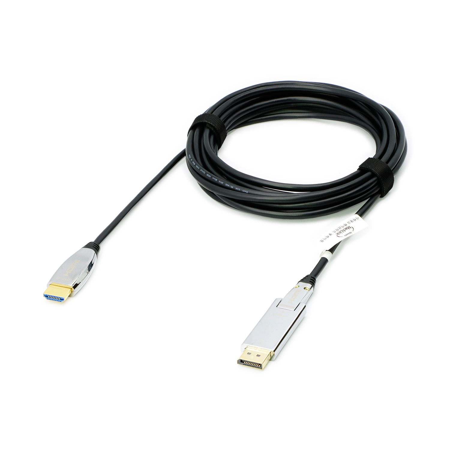 마하링크 하이브리드 광 Ultra DP v1.2 to HDMI 케이블 (ML-A8DP100, 100m)_이미지