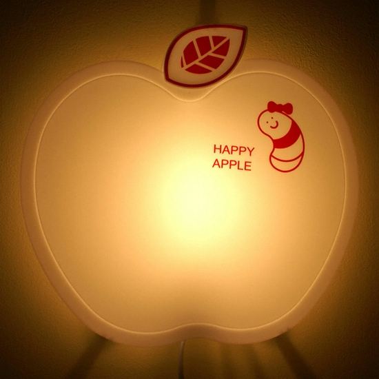 happy 애플 아동벽등 화이트