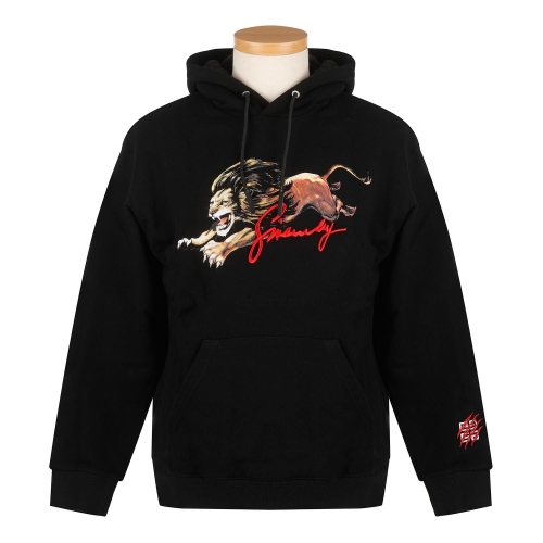 지방시 BM70EF306C 001 / 라이언 프린트 후드티_이미지