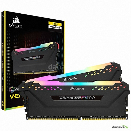 CORSAIR DDR4-3000 CL15 VENGEANCE PRO RGB BLACK 패키지 (16GB(8Gx2))_이미지
