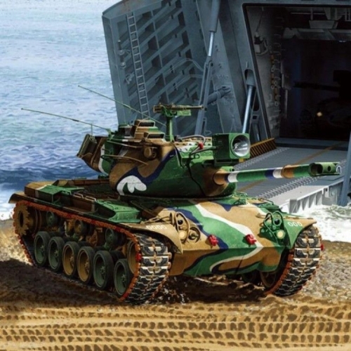 32000 프라모델 대한민국해병대 M47 패튼전차 135 T13231