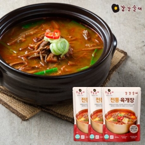 전통 육개장500g 3팩 3개 500g