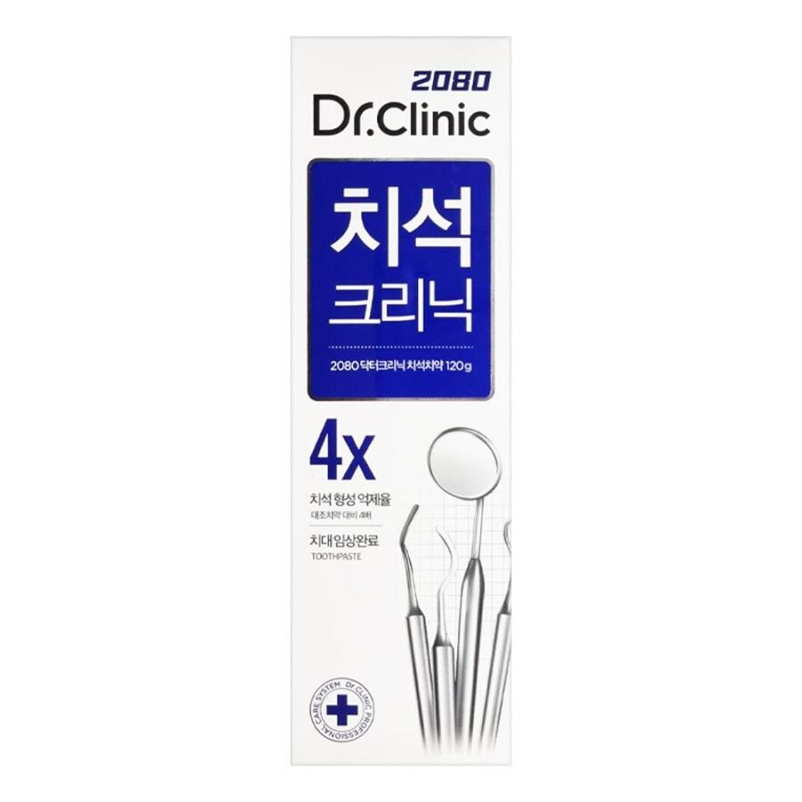 2080 닥터크리닉 고불소 치석 치약 120g (12개)_이미지