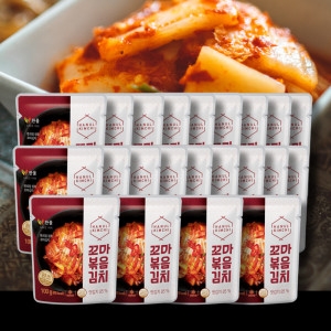 편의점 볶음김치20개 꼬마김치 해외여행 도시락