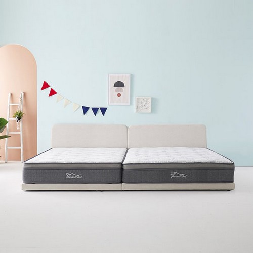 BIF보루네오 아르메 오픈형 패밀리침대 Q+Q (본넬스프링)_이미지