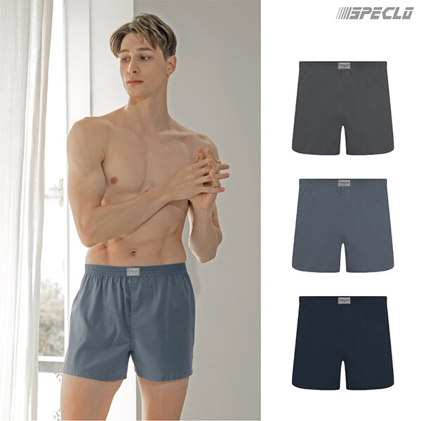  스페클로 면100 국산원단 음낭분리 위드유 더블 트렁크 남사각 3매입 SMWTF-789