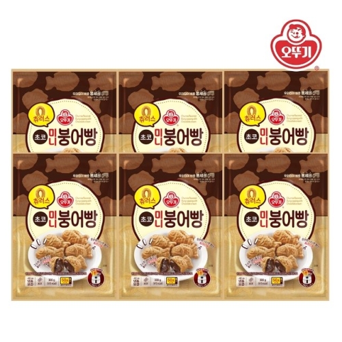 오뚜기 츄러스 미니 붕어빵 초코 300g (6개)_이미지