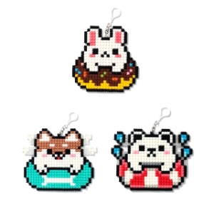 민화샵 민화샵 도넛토끼 디폼블럭 8mm  만들기재료 블록