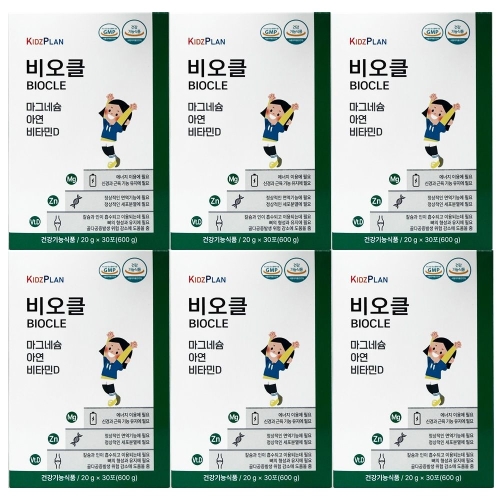 힐링팜 키즈플랜 비오클 30포 (6개)_이미지