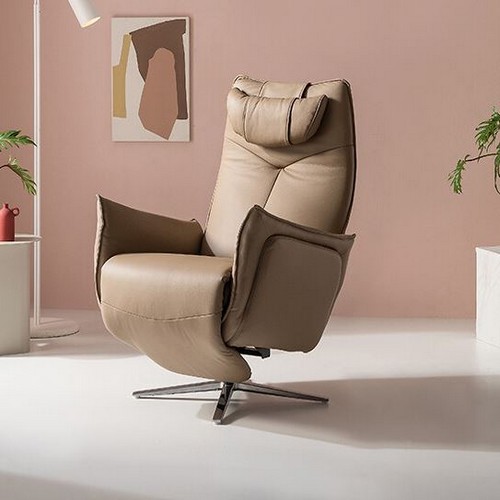 시트앤모어 킹스맨 2모터 천연가죽 리클라이너 1인용_이미지