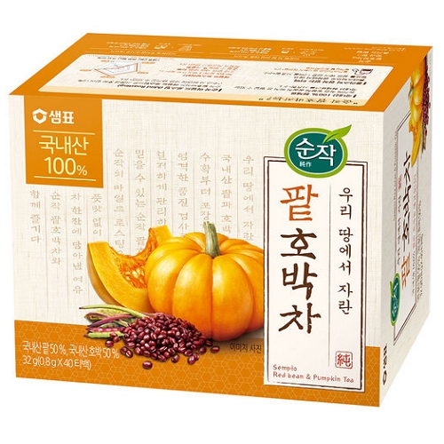 샘표식품 순작 팥호박차 40T (6개)