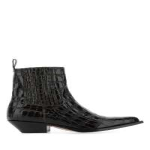 [불명] 소노라 CROCOEMBOSSED 레더 HIDALGO 앵클 부츠 HID353BKCOC03W M0201008428_이미지