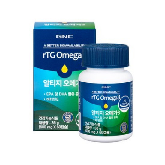 GNC 알티지 오메가3 60캡슐 (1개)_이미지