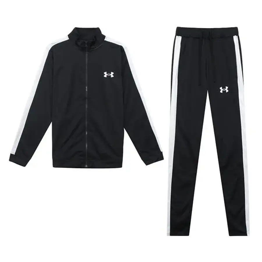 언더아머 HeatGear 아머 슬리브스 니트 트랙수트 트레이닝복세트 츄리닝 러닝복 블랙 135713914