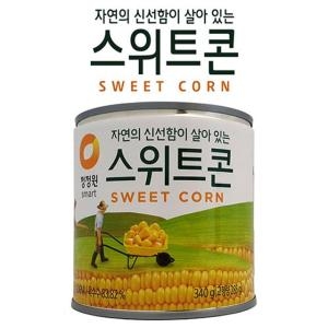 대상 청정원 신선한 스위트콘 옥수수 옥수수캔 스위트콘캔