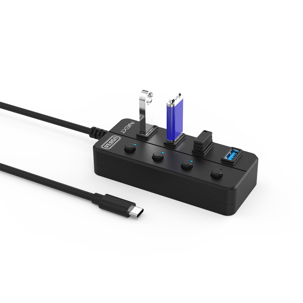 이지넷유비쿼터스 넥스트 NEXT-715TC (4포트/USB 3.0 Type C)