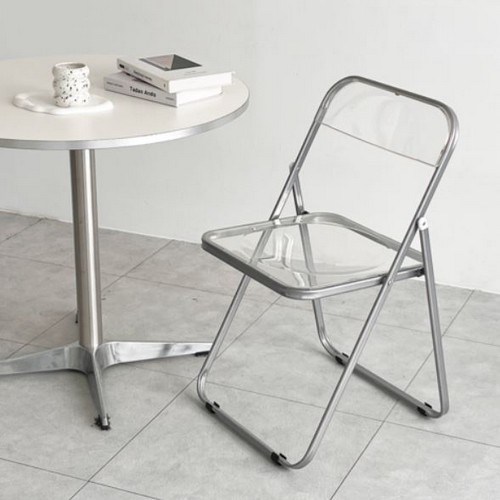접이식 인테리어 투명 의자