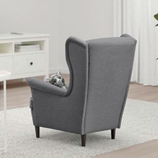 이케아 STRANDMON 비슬레 패브릭 어린이 소파 1인용_이미지