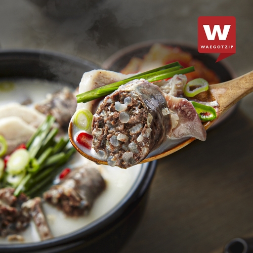 외갓집 토종순대 장항동 진심 순대국 700g X 5팩_이미지