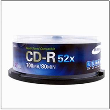 삼성전자 CD-R 700MB 52x 케익 (SC52-25CA) (25장)