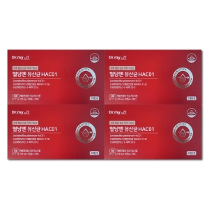 코스맥스엔비티 닥터마이올 혈당엔 유산균 HAC01 190mg 30캡슐 (4개)_이미지