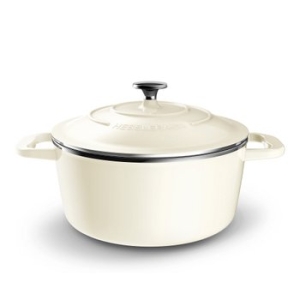 헤슬바흐 스테인리스 합금 주물냄비 더치오븐 버터크림 (24cm)