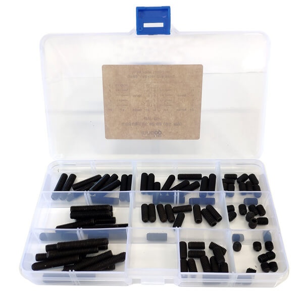 이노공구 육각렌치볼트 무두 메탈 9종 세트 M6 W145 (90pcs)_이미지