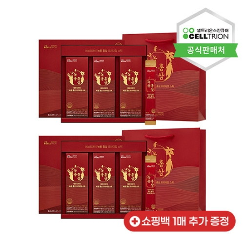 셀트리온스킨큐어 이너랩 에브리데이 녹용 홍삼 프리미엄 스틱 30포 (2개)_이미지