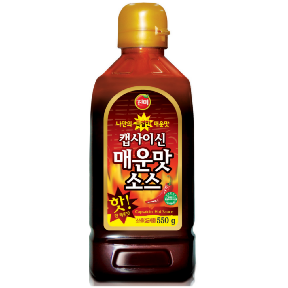 진미식품 캡사이신 매운맛 소스 550g (2개)