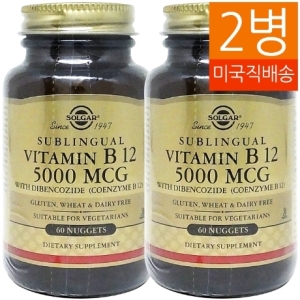  솔가 비타민 B12 5000mcg 60캡슐 [2개] 상품이미지