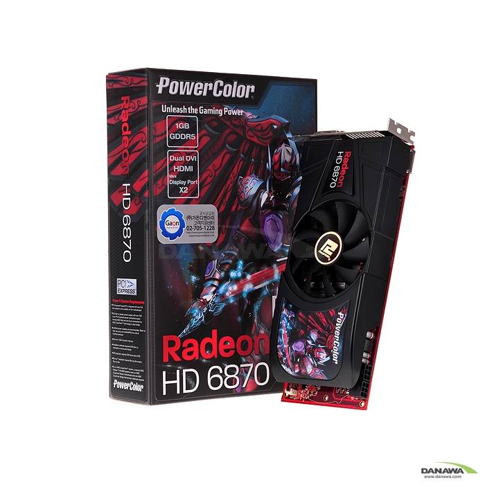 PowerColor �󵥿� HD 6870 ���峪��Ʈ V2 D5 1GB ����