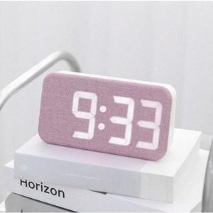 무아스 코지 패브릭 LED 탁상시계_이미지