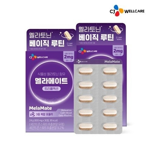 CJ웰케어 멜라메이트 트리플액션 30정 (2개)
