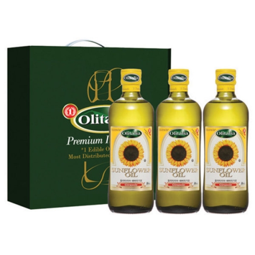  올리타리아 해바라기씨유 500ml 3병 세트 [1개]