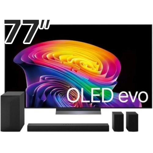 LG전자 올레드 evo AI OLED77C6FNA (스탠드+사운드바, S60TR)_이미지
