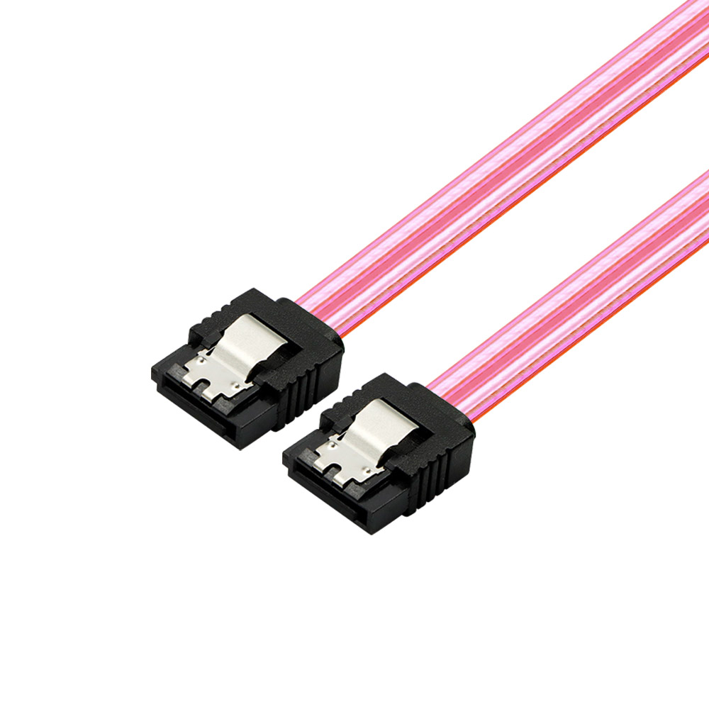 마하링크 SATA3 케이블 투명 레드