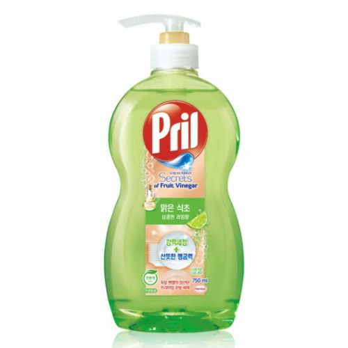프릴 맑은식초 주방세제 상큼한 라임 750ml (1개)_이미지
