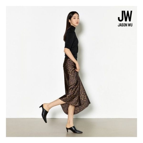 사틴 제이슨우 Sena 레오파드 스커트 1종 1 COLORS 276580Moony 88