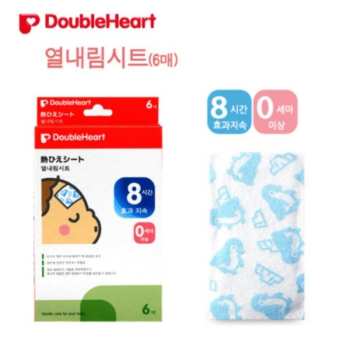 유한킴벌리 더블하트 열내림시트6p